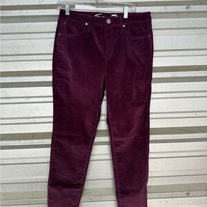 Seven7 Rich Purple Corduroy Trousers